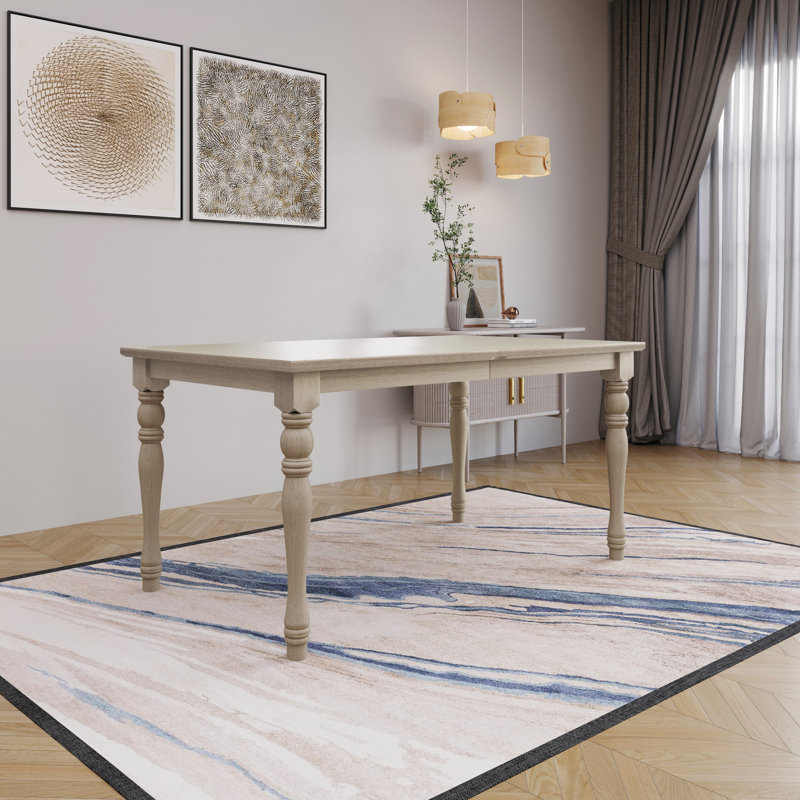 Table de salle à manger Angelisse, Gris antique