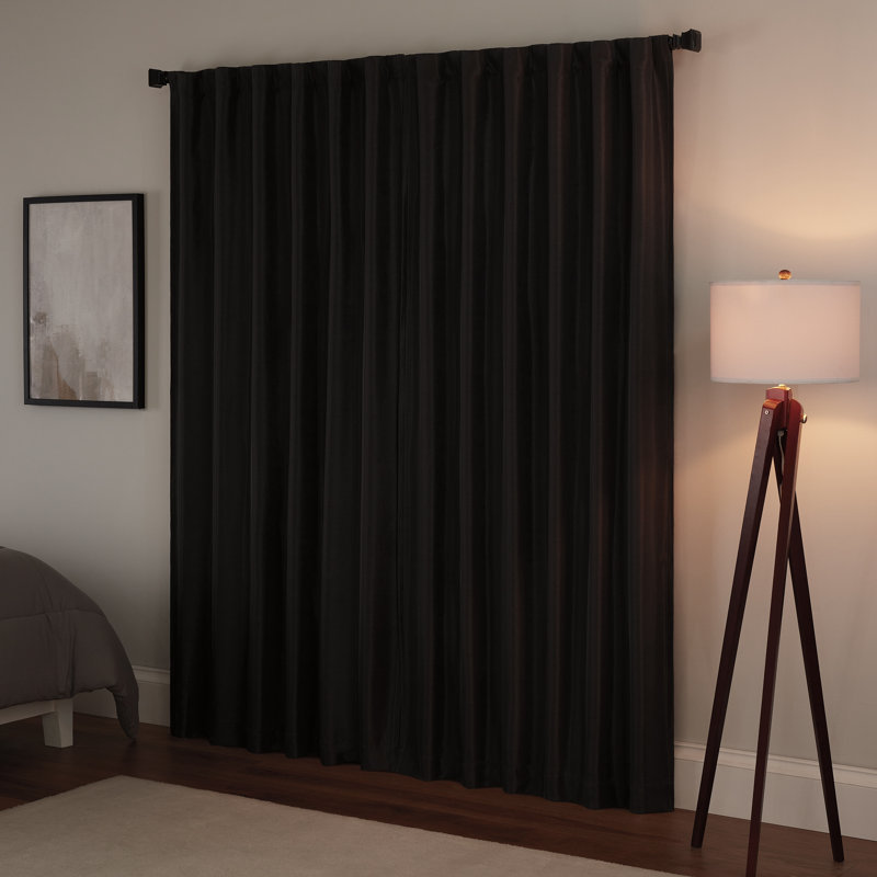 Blackout Curtain Single Panel, Wheat, 52" W x 95" L