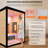 2 Person Rectangle Home Far Infrared Sauna With Canadian Hemlock Wooden