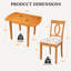 Ensembles de table de salle à manger extensible moderne en bois (doit inclure à la fois la table et la chaise)