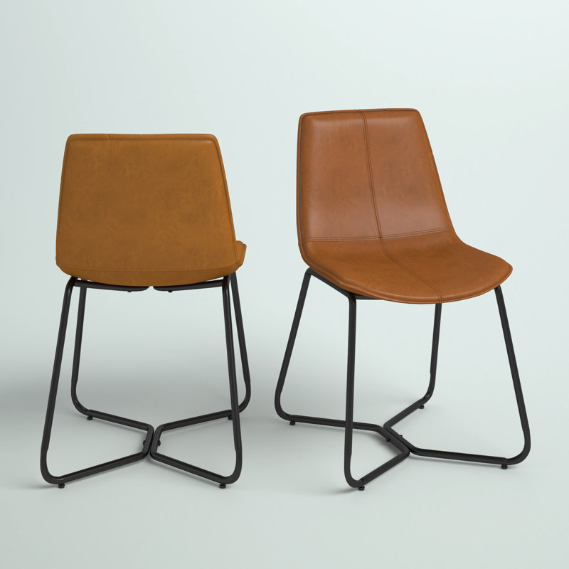 Chaise d'appoint rembourrée Alivia, Cappuccino