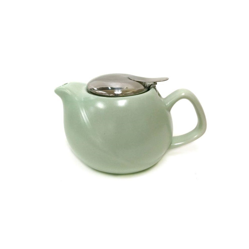 Théière en porcelaine ondulation Aspatria, Verre à gin, Vert