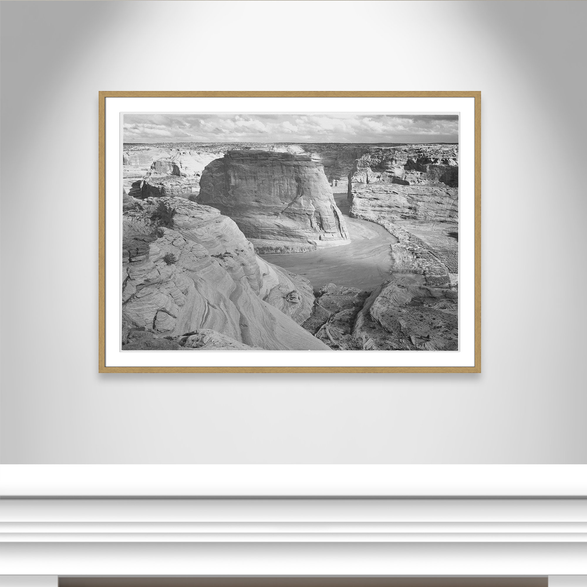 Canyon De Chelly Arizona 2 by Adams, Natural, 29.5" H x 41.5" W x 0.75" D