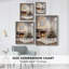 «Christmas Holiday Art», série 2, impression encadrée XVII - bois massif XMAI81795-1570000235