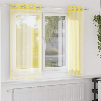 Fabric Room Darkening No Curtain Header Type Sliding Panel Pair
