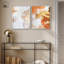 «Golden Bronze Ripple Duo», ensemble de 2 reproductions d'art encadrées par Art Remedy, cadre argenté, 20 x 24-1663934465-1663934472