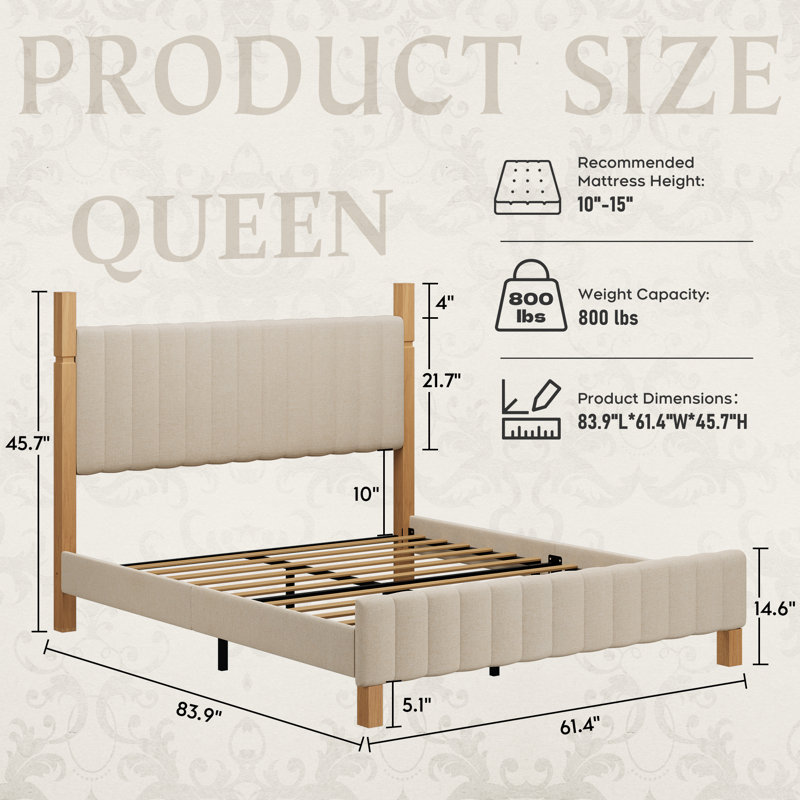Natural Log Style Solid Wood Post Bed, Queen, Gray