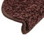 Carpet Stair Treads Brown 65x21x4 cm