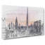Dubai Skyline in Abstract - Wrapped Canvas-55317165