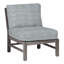 Club Teak Sectional Slipper Chair-83260246-83260248-83260258