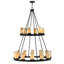 Dunstable 18 - Light Glass Chandelier