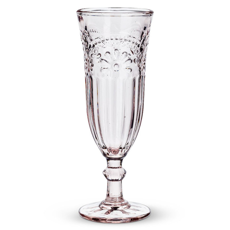 Fleur champagne 6 oz Flûte en verre