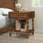 Eloise Solid Wood Spindle Nightstand Walnut