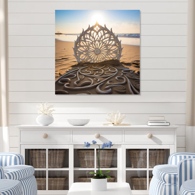 " Majestic Mandala On The Beach I "