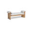 Katelyn White Oak Bench