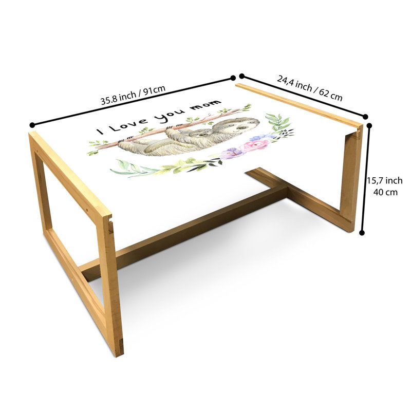 Jakobine Sled Coffee Table, 90cm H x 62cm W x 40cm D