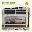 Tortoise House with Adjustable Lamp Holder Openable Lid Storage Shelf