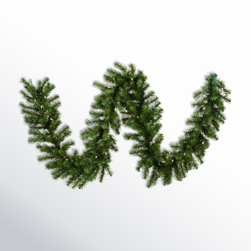Alanny 108'' in. Lighted Faux Mixed Assortment Garland