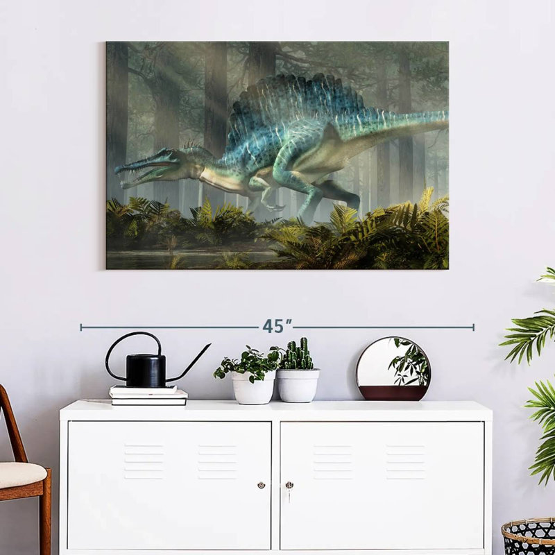 Crowle Panoramic Spinosaurus, 26" H x 39" W