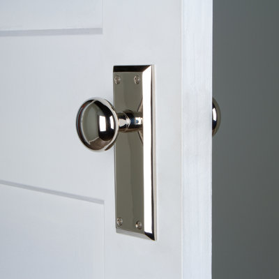Grandeur Fifth Avenue Plate Double Dummy with Fifth Avenue Door Knob