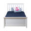 Lit plateforme en bois massif avec lit gigogne Boling par Harriet Bee-204829294-134855718