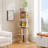 Jadeyn Rotating Bookshelf 4 Tier 360° Revolving Floor Standing Bookcase Corner Organizer Display-210833822