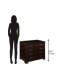 Mocha 37" Wide Transitional File Cabinet
