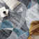 Rambo Contemporary Distressed Circle Area Rug