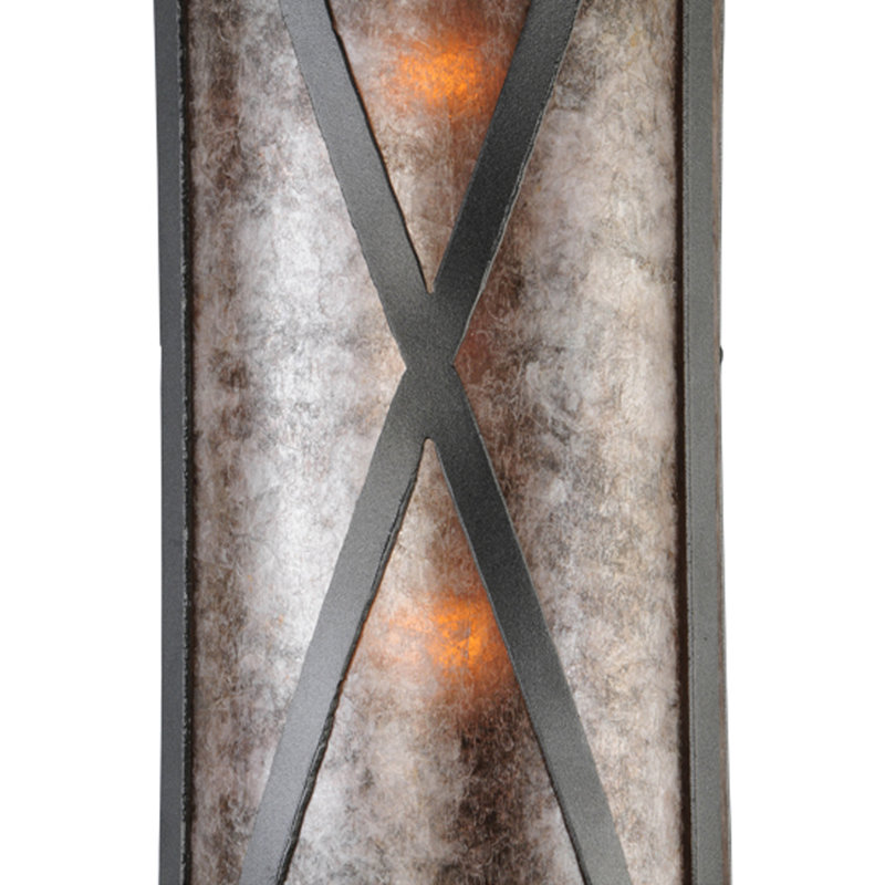 Saltire 2 - Light Flush Mounted Sconce
