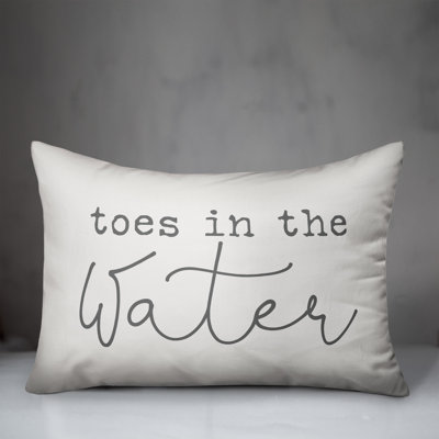 Toes in the Water Outdoor Pillow Cover & Insert