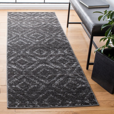 Sabio Geometric Dark Gray/Gray Area Rug