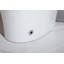 Toilette ronde intelligente en blanc brillant