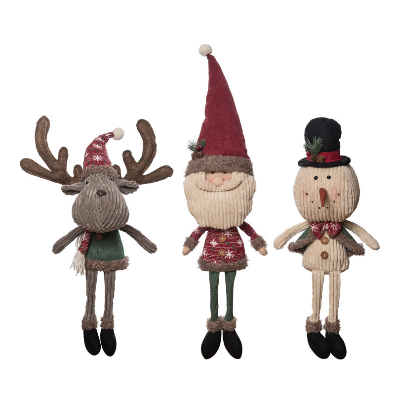  Ensemble de 3 décorations de Noël pour maison