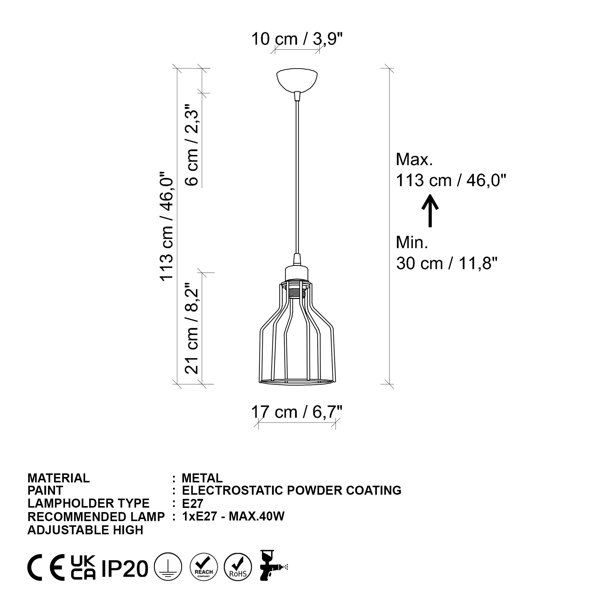 Dimensions du produit
