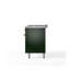 Cuisinière à double combustible de 60 po avec 9 brûleurs scellés et plaque chauffante (porte pleine) Nostalgie II de la série ILVE-511378222-511378190