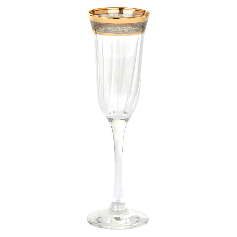 Flûte en verre 9 oz. Melania, Fumée