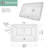 Nantucket Sinks Great Point 13.75'' Vitreous China Rectangular Bathroom Sink with Overflow-9515222