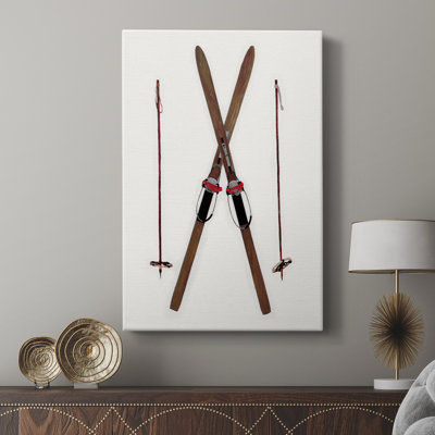 Skis rétro - galerie Cavas sur mesure