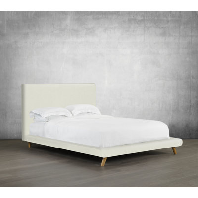 Lit plateforme tapissier Brownell