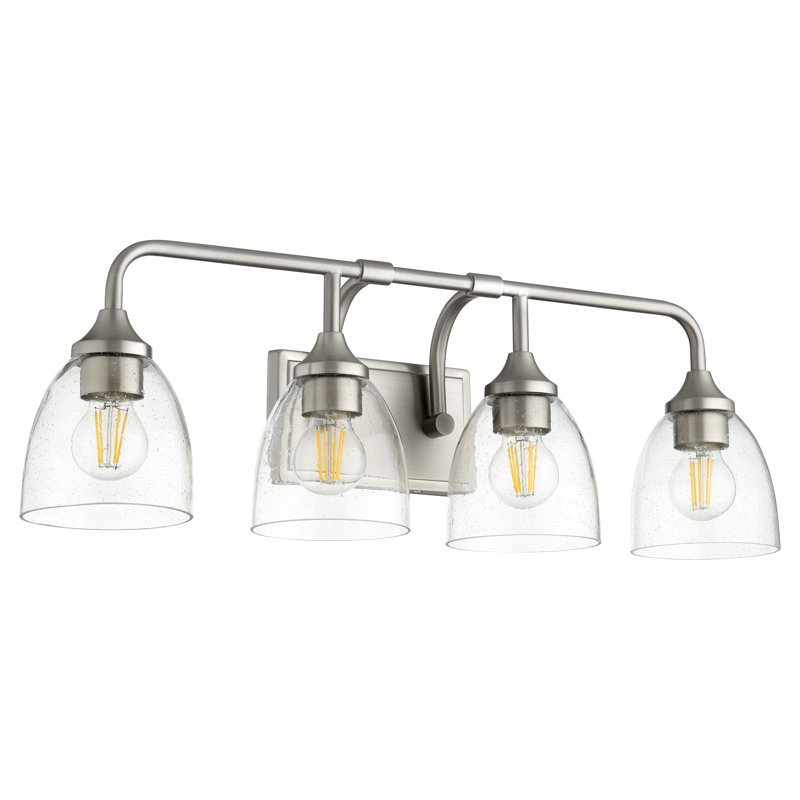 Currie 4 - Light Dimmable Vanity, Satin Nickel