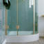Voltaire 32" W x 32" D Neo-Angle Single Threshold Shower Base