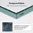 56"-60" W x 76" HDouble Sliding Frameless Soft-Close Shower Door with Premium  (8mm)Thick Tampered Glass and Easy-Cleaning Coating-118021295