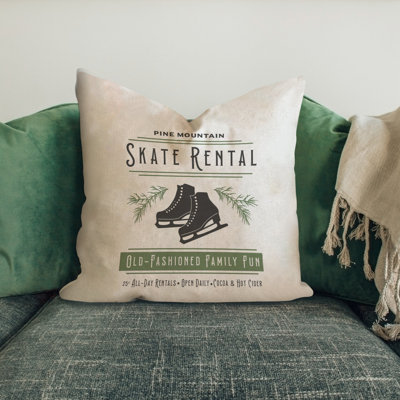  Housse de coussin en coton Skate