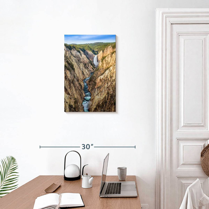 Alvord Yellowstone River Grand Canyon, H 24 po x l 16 po