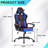 Adjustable High-Back Executive Gaming Chair With Lumbar Support And Rolling Casters For PC Executive High-Back Chair For Gaming And Office With Ergonomic Features, PU Leather-2088136743