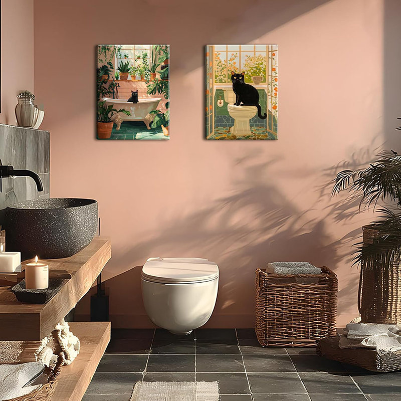 2 Piece Wrapped Canvas Print, 60cm H x 40cm W
