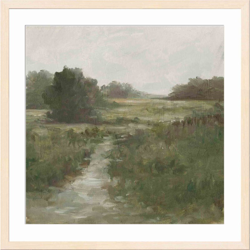 Tranquil Fen I by Ethan Harper, Maple, 25.8" H x 25.8" W x 1.18" D