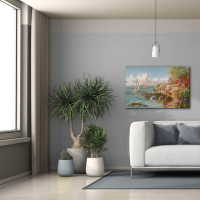 «Mariners Haven» par Nicky Boehme, art mural sur toile