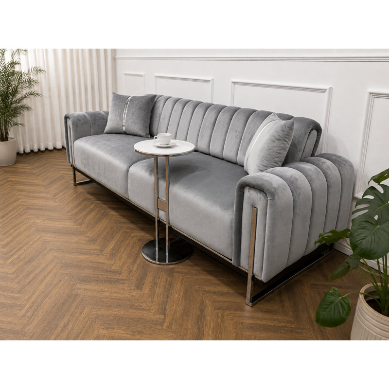 Straight Legs Round Side Table