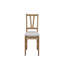 Chaise à dossier à lattes